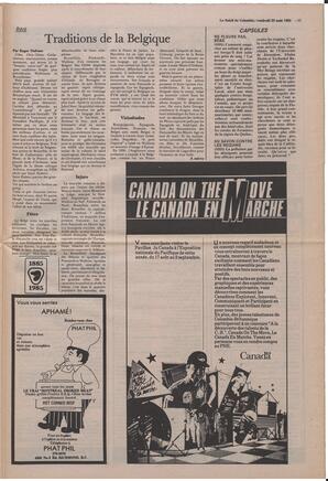 Le Soleil de Colombie, August 23, 1985, page 11