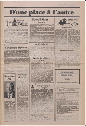 Le Soleil de Colombie, August 23, 1985, page 3