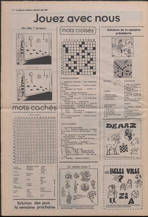 Le Soleil de Colombie, August 9, 1985, page 14