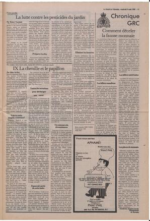 Le Soleil de Colombie, August 9, 1985, page 11