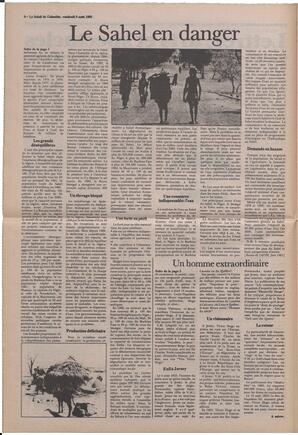 Le Soleil de Colombie, August 9, 1985, page 6