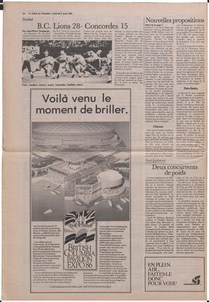 Le Soleil de Colombie, August 2, 1985, page 16