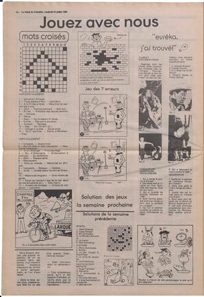 Le Soleil de Colombie, July 19, 1985, page 14