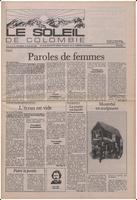 Le Soleil de Colombie, July 12, 1985