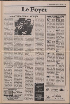 Le Soleil de Colombie, July 12, 1985, page 13