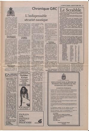 Le Soleil de Colombie, July 12, 1985, page 11