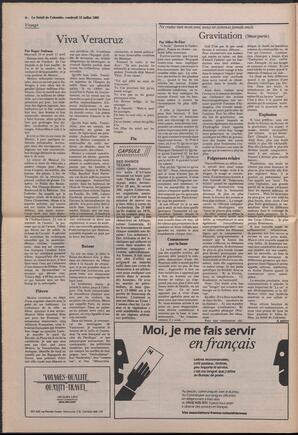 Le Soleil de Colombie, July 12, 1985, page 6