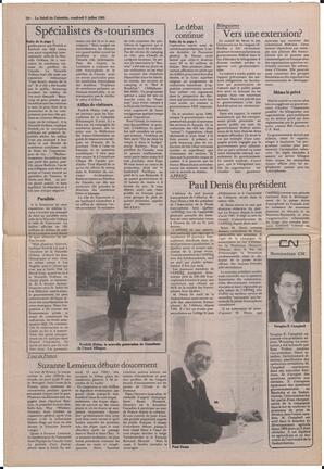 Le Soleil de Colombie, July 6, 1985, page 16