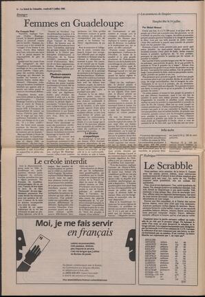 Le Soleil de Colombie, July 6, 1985, page 4