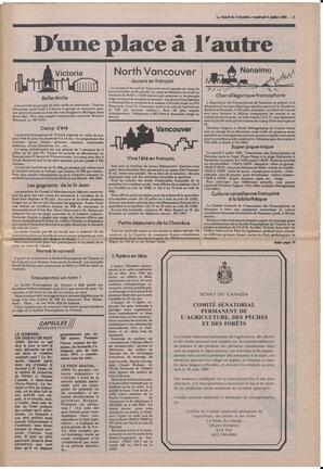 Le Soleil de Colombie, July 6, 1985, page 3
