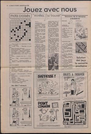 Le Soleil de Colombie, June 28, 1985, page 14