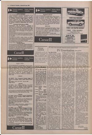 Le Soleil de Colombie, June 28, 1985, page 6