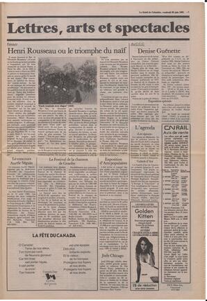 Le Soleil de Colombie, June 28, 1985, page 5