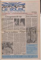 Le Soleil de Colombie, June 21, 1985
