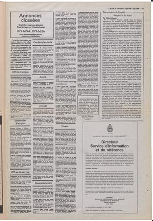 Le Soleil de Colombie, June 7, 1985, page 15