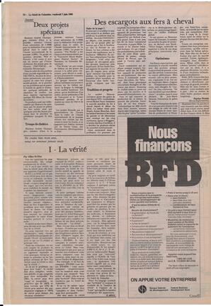 Le Soleil de Colombie, June 7, 1985, page 12
