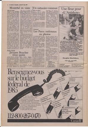 Le Soleil de Colombie, June 7, 1985, page 4