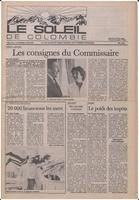 Le Soleil de Colombie, May 31, 1985
