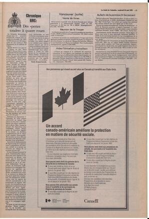 Le Soleil de Colombie, May 24, 1985, page 11