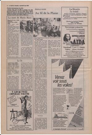 Le Soleil de Colombie, May 24, 1985, page 6