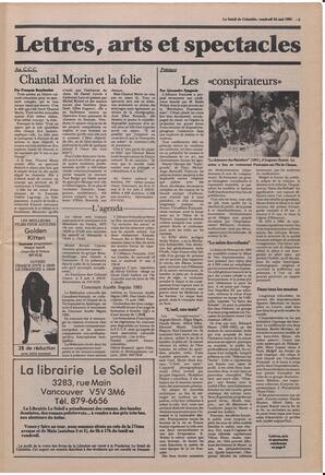 Le Soleil de Colombie, May 24, 1985, page 5