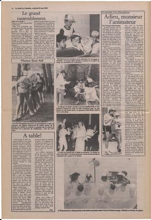 Le Soleil de Colombie, May 24, 1985, page 4