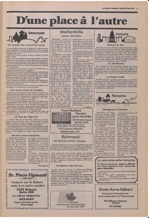 Le Soleil de Colombie, May 24, 1985, page 3