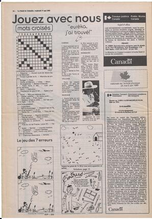 Le Soleil de Colombie, May 17, 1985, page 12