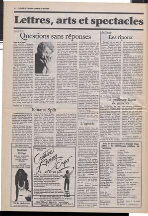 Le Soleil de Colombie, May 17, 1985, page 4