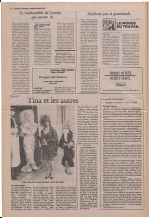 Le Soleil de Colombie, May 10, 1985, page 6