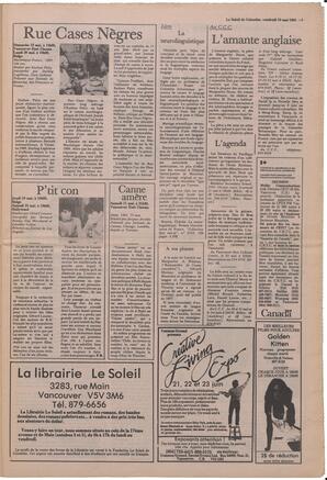 Le Soleil de Colombie, May 10, 1985, page 5