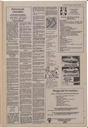 Le Soleil de Colombie, May 3, 1985, page 15