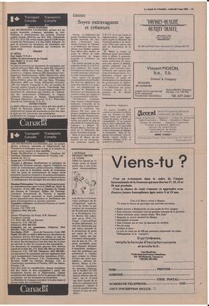 Le Soleil de Colombie, May 3, 1985, page 11