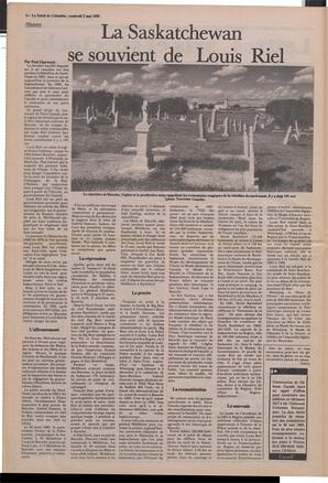 Le Soleil de Colombie, May 3, 1985, page 6