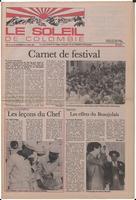 Le Soleil de Colombie, April 19, 1985