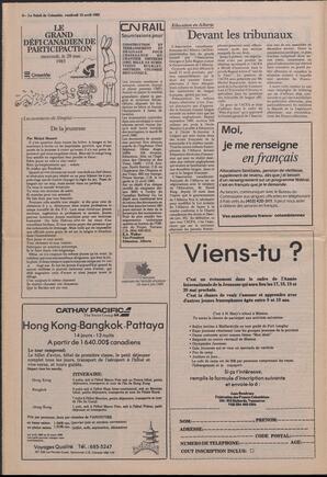 Le Soleil de Colombie, April 19, 1985, page 6