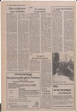 Le Soleil de Colombie, April 12, 1985, page 16