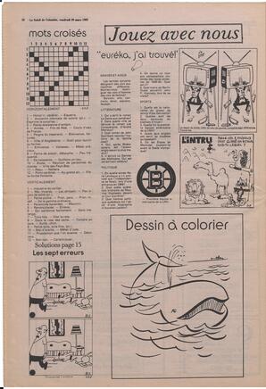 Le Soleil de Colombie, March 29, 1985, page 16