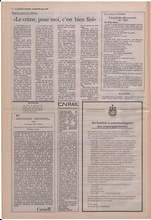 Le Soleil de Colombie, March 29, 1985, page 8