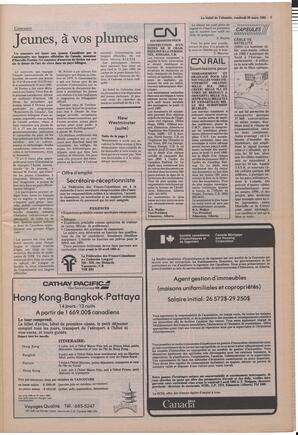 Le Soleil de Colombie, March 29, 1985, page 5