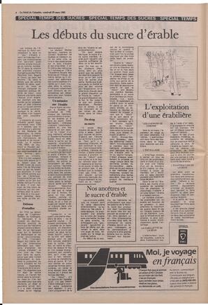 Le Soleil de Colombie, March 29, 1985, page 4