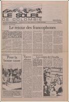 Le Soleil de Colombie, March 22, 1985