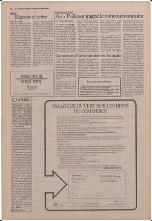 Le Soleil de Colombie, March 22, 1985, page 20