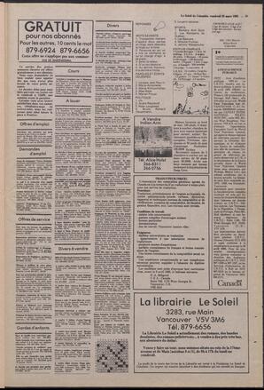 Le Soleil de Colombie, March 22, 1985, page 19