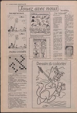 Le Soleil de Colombie, March 22, 1985, page 18