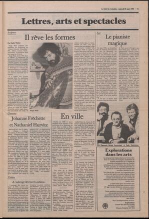 Le Soleil de Colombie, March 22, 1985, page 15