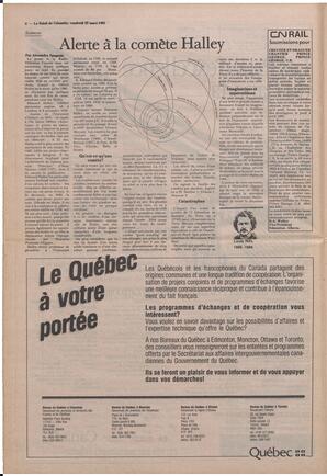 Le Soleil de Colombie, March 22, 1985, page 6
