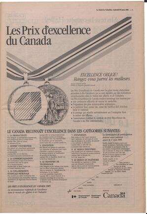 Le Soleil de Colombie, March 22, 1985, page 5