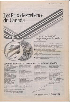 Le Soleil de Colombie, March 15, 1985, page 5