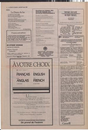 Le Soleil de Colombie, March 8, 1985, page 4